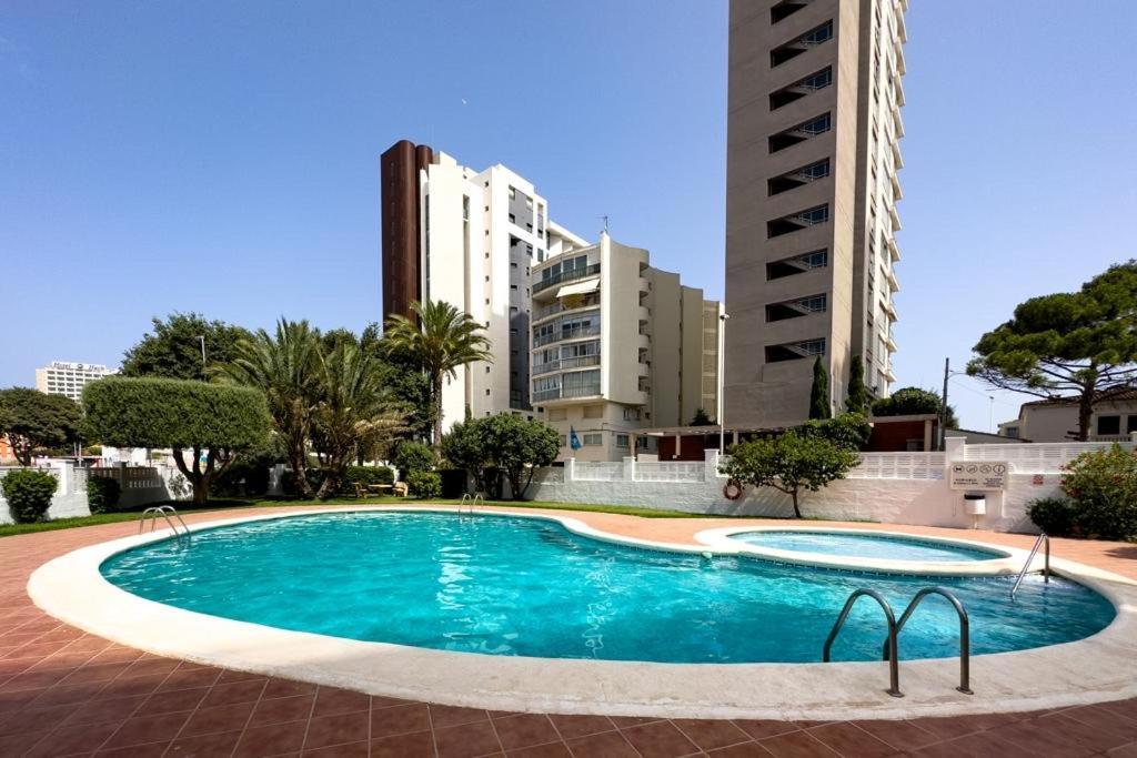 Calpe Apartamento Lujoso Bajo Terasa Piscina Aire Cerca Playa Pueblo ภายนอก รูปภาพ